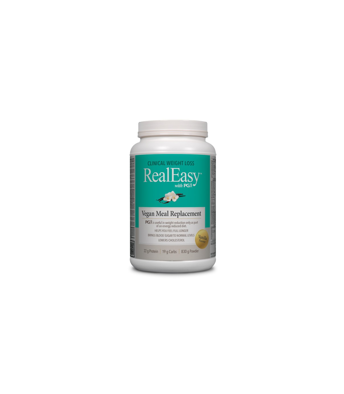 Natural Factors 내추럴 팩터스 RealEasy with PGX 비건 식사 대체품(구 SlimStyles) 바닐라 맛, 830g | 매일 업데이트되는 특가 상품 | VITASHOP