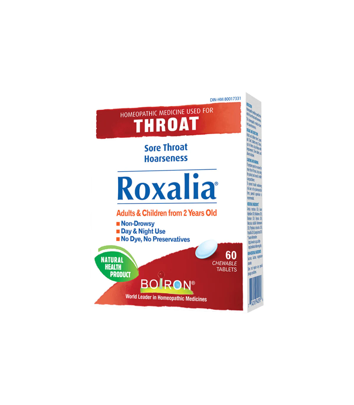 Boiron Roxalia 60 Tablets | Unbeatable Prices, Daily Deals | VITASHOP