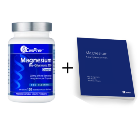 CanPrev Magnesium Bis-Glycinate 200 Gentle 120 Vegi Capsules + FREE 1 Magnesium Booklet | 每天不同折扣, 全网最低价格 | 种类齐全的保健品店铺 VITASHOP,