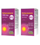 Natural Factors [2 for Deal]  B12 Methylcobalamin 1000 mcg, 90 Sublingual Tablets | Unbeatable Prices, Daily Deals | VITASHOP