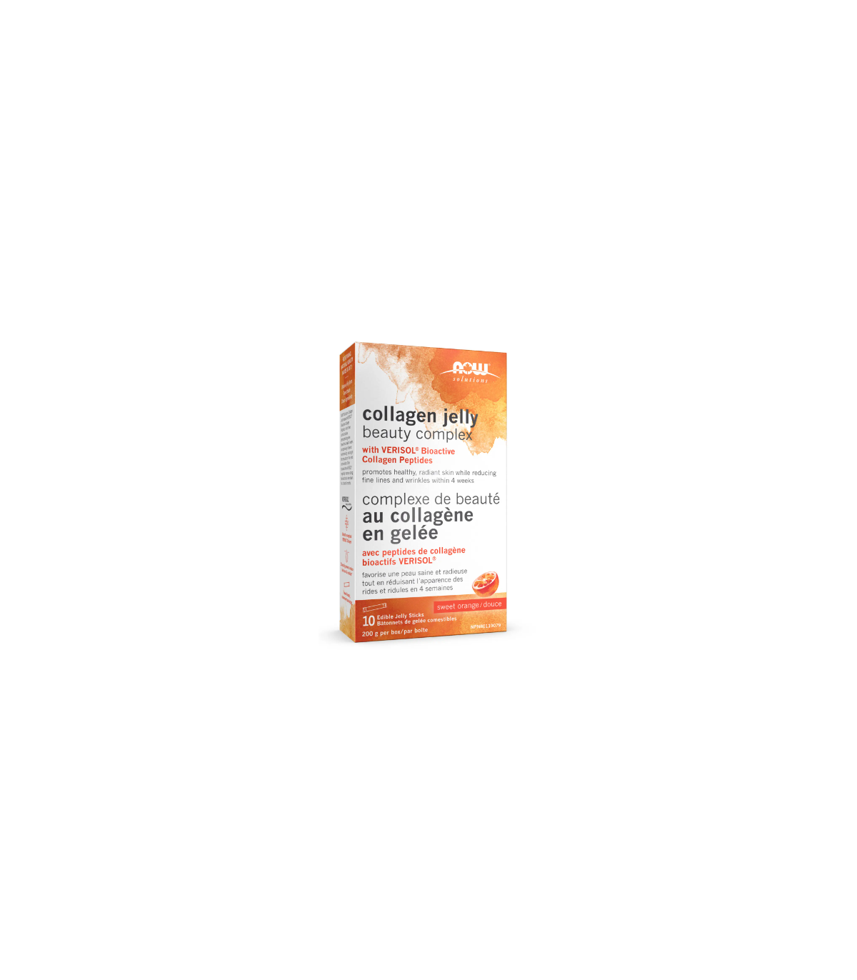 NOW Foods Collagen Jelly Beauty Complex, Sweet Orange Jelly Sticks 200g 10 edible jelly sticks | Unbeatable Prices, Daily Deals