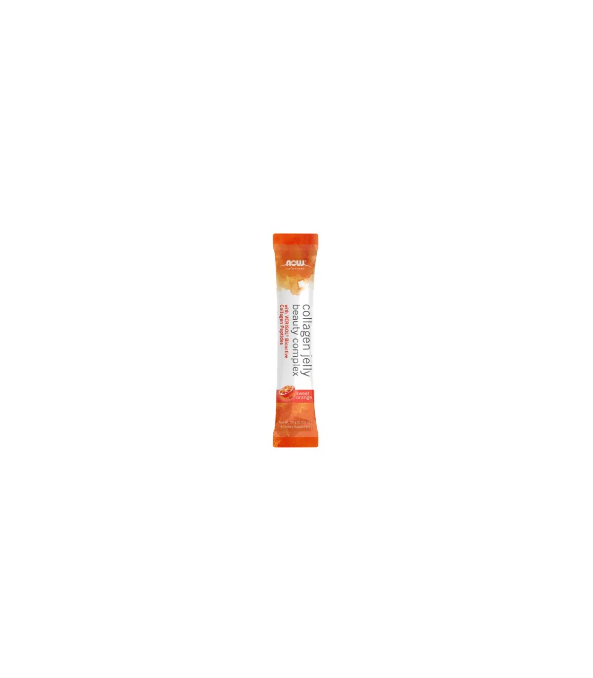 NOW Foods Collagen Jelly Beauty Complex, Sweet Orange Jelly Sticks 200g 10 edible jelly sticks | Unbeatable Prices, Daily Deals