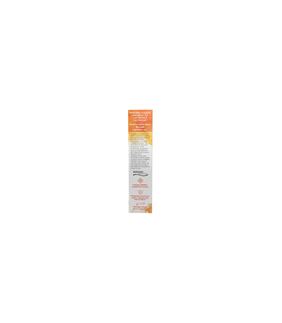 NOW Foods Collagen Jelly Beauty Complex, Sweet Orange Jelly Sticks 200g 10 edible jelly sticks | Unbeatable Prices, Daily Deals