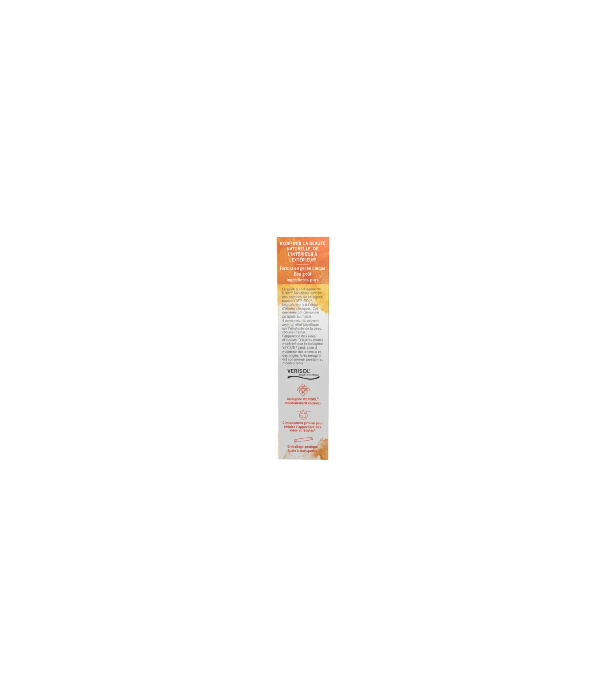 NOW Foods Collagen Jelly Beauty Complex, Sweet Orange Jelly Sticks 200g 10 edible jelly sticks | Unbeatable Prices, Daily Deals