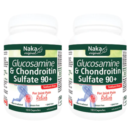 Naka [2 for Deal] Glucosamine Chondroitin Sulphate 125 Capsules | Unbeatable Prices, Daily Deals | VITASHOP