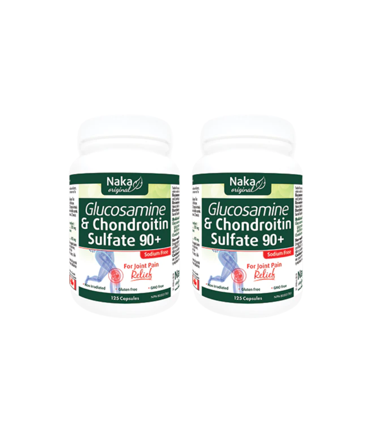 Naka [2 for Deal] Glucosamine Chondroitin Sulphate 125 Capsules | Unbeatable Prices, Daily Deals | VITASHOP
