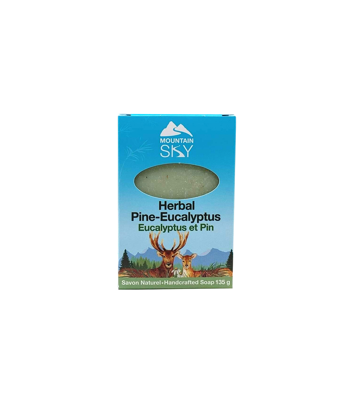 Mountain Sky Herbal Pine-Eucalyptus Bar Soap 135g | 每天不同折扣, 全网最低价格 | 种类齐全的保健品店铺 VITASHOP, 只有你想不到, 没有你买不到 !