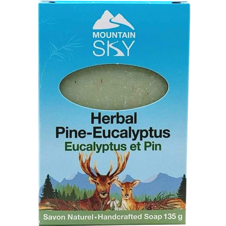 Mountain Sky Herbal Pine-Eucalyptus Bar Soap 135g | 每天不同折扣, 全网最低价格 | 种类齐全的保健品店铺 VITASHOP, 只有你想不到, 没有你买不到 !