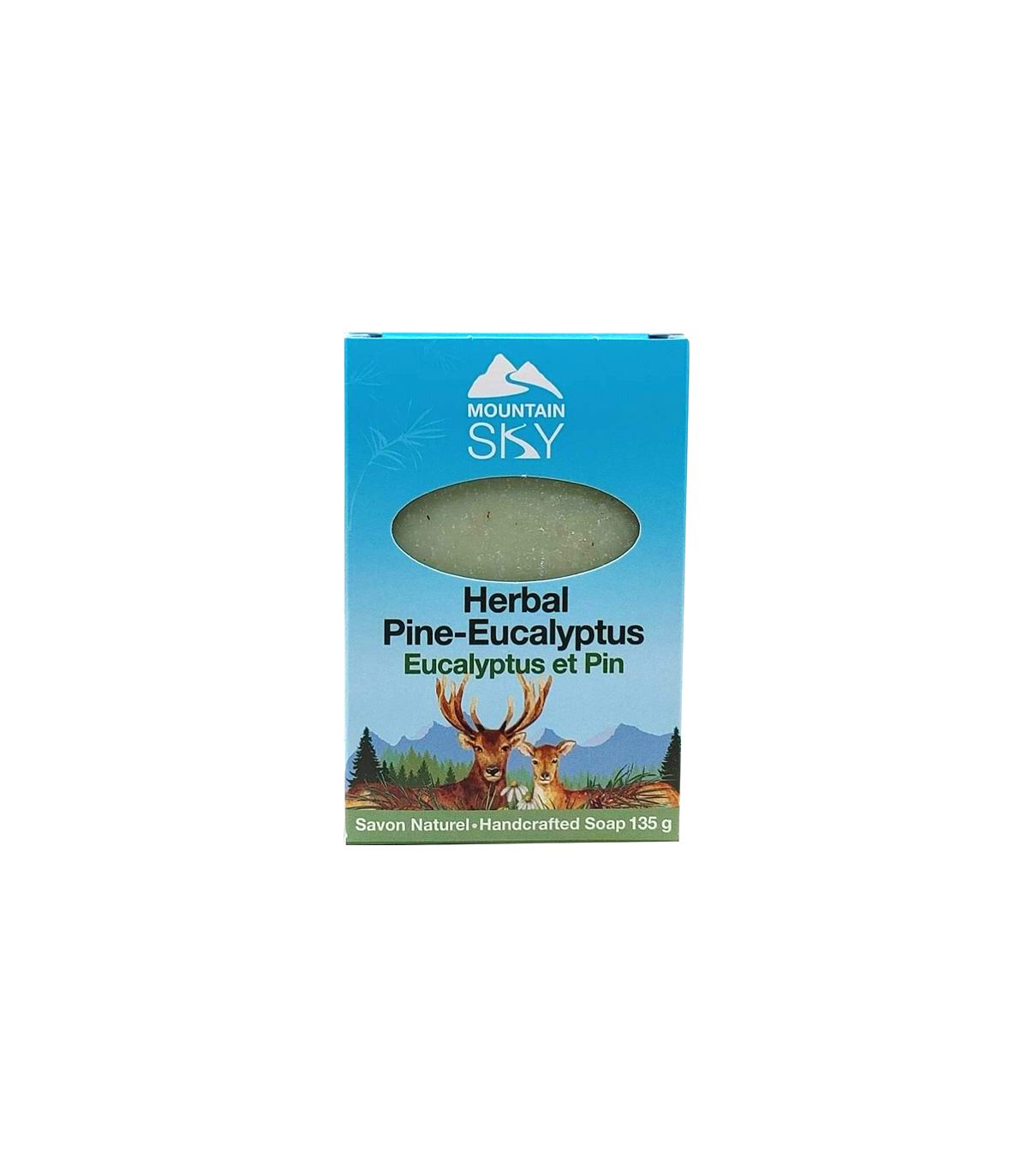 Mountain Sky Herbal Pine-Eucalyptus Bar Soap 135g | 每天不同折扣, 全网最低价格 | 种类齐全的保健品店铺 VITASHOP, 只有你想不到, 没有你买不到 !