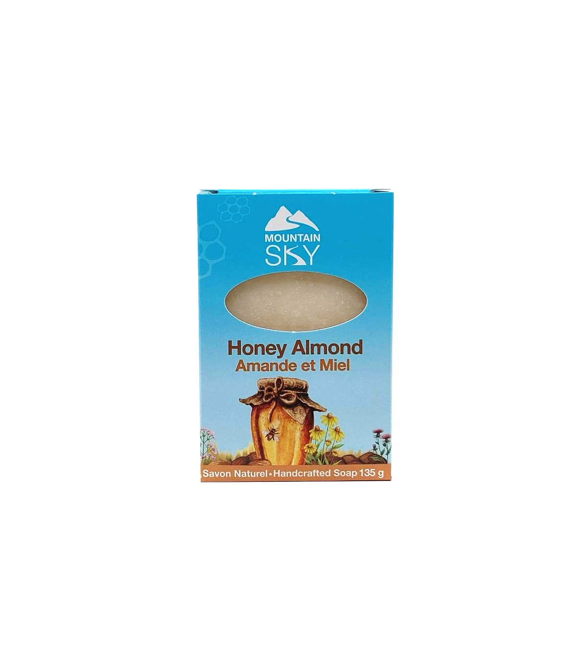 Mountain Sky Honey Almond Bar Soap 135g