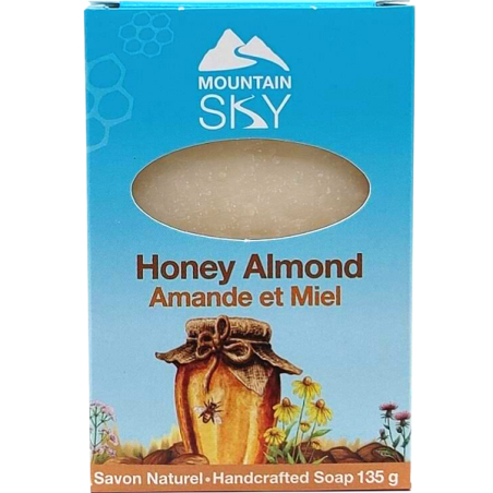 Mountain Sky Honey Almond Bar Soap 135g