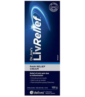 LivRelief 리브릴리프 닥터조 리브 LivRelief 통증 완화 크림 50g | 매일 업데이트되는 특가 상품 | VITASHOP