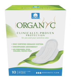 Organyc Organyc Organic Moderate Flow Pads 10ct | Unbeatable Prices, Daily Deals | VITASHOP