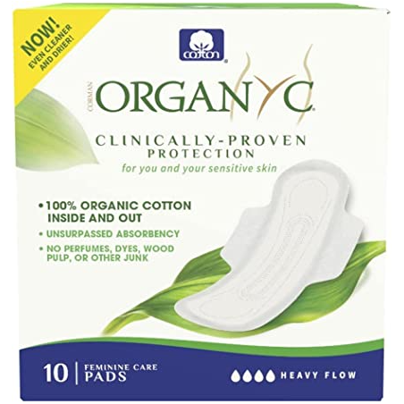 Organyc 오가니크 Organyc 패드 헤비 플로우 10 패드 | 매일 업데이트되는 특가 상품 | VITASHOP