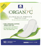 Organyc 오가니크 Organyc 패드 헤비 플로우 10 패드 | 매일 업데이트되는 특가 상품 | VITASHOP