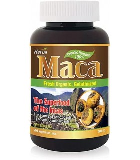 Herba Health Herba Organic Peruvian Maca 500mg 200 Capsules | Unbeatable Prices, Daily Deals | VITASHOP
