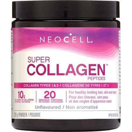 SUPER COLLAGEN PEPTIDES, UNFLAVORED, 200 g