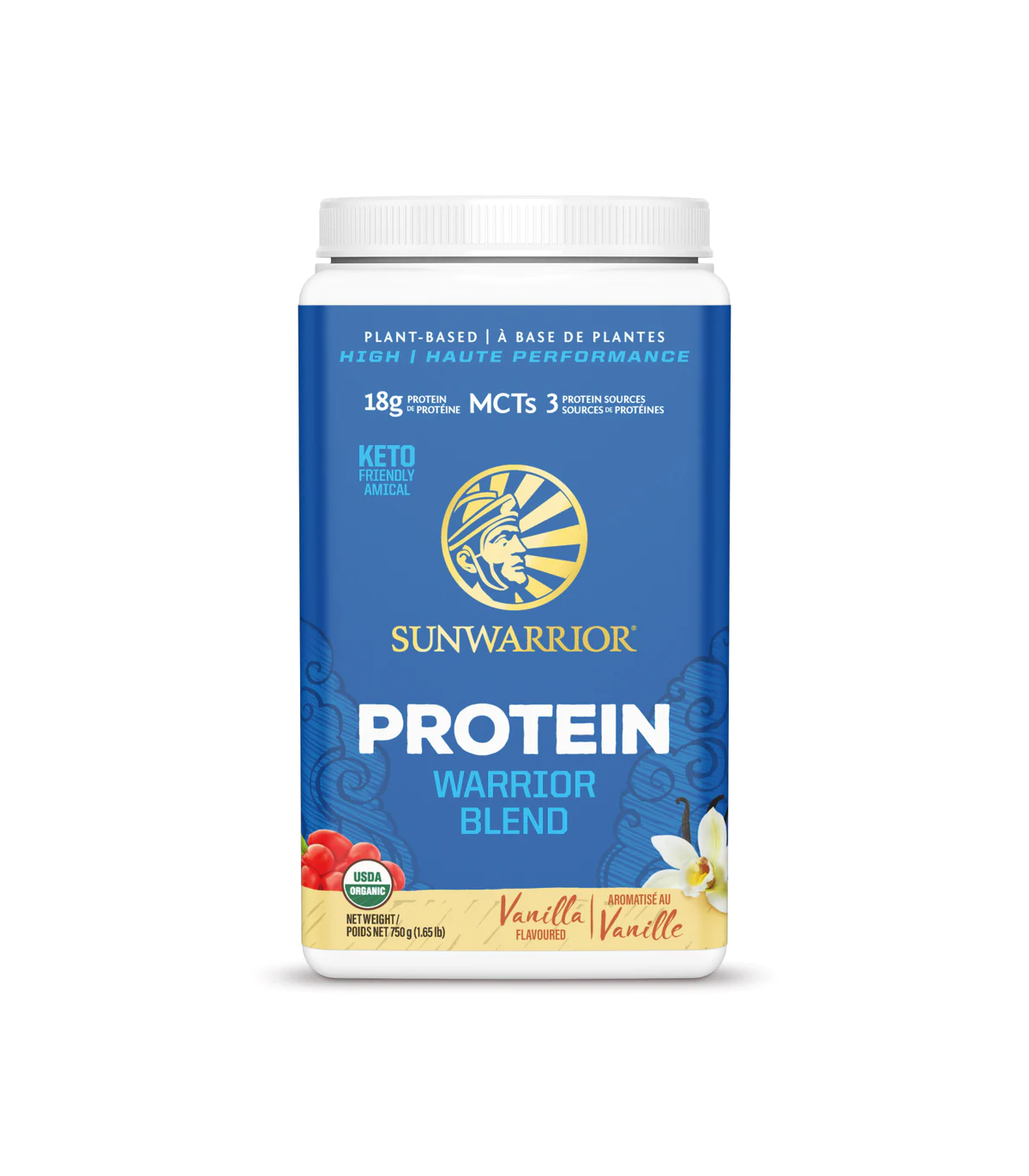 Sunwarrior Warrior Blend Vanille Biologique 750g | Prix imbattables, Bonnes Affaires du jour | VITASHOP