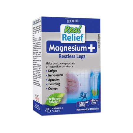 Homeocan Real Relief Magnesium + 45 Chewable tabs | Unbeatable Prices, Daily Deals | VITASHOP