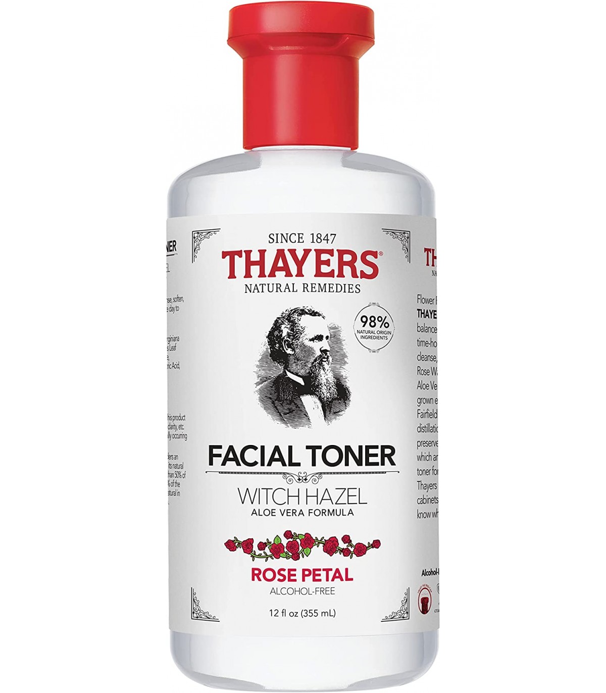 THAYERS 타이어스 THAYERS 페탈 페이셜 토너 355mL | 매일 업데이트되는 특가 상품 | VITASHOP