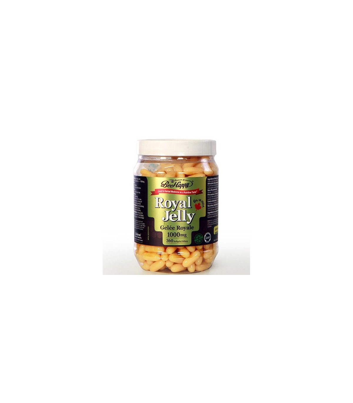 Bee Happy Bee Happy Royal Jelly 1000 MG 360 gels | 每天不同折扣, 全网最低价格 | 种类齐全的保健品店铺 VITASHOP, 只有你想不到, 没有你买不到 !