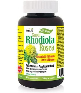Herba Health 허바 헬스 허바 로디올라 로제아 보충제 200mg 90 식물성 캡슐 | 매일 업데이트되는 특가 상품 | VITASHOP