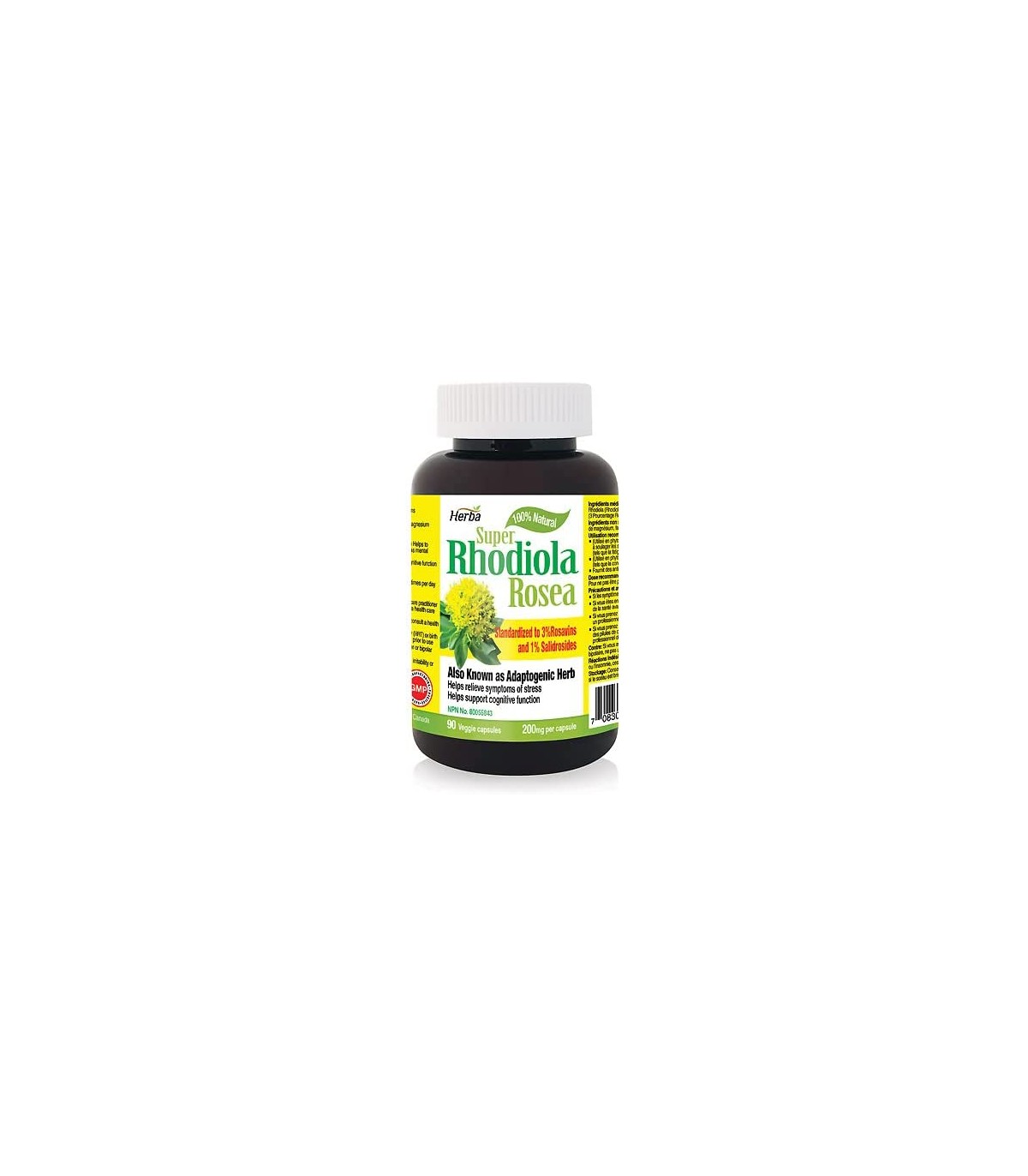 Herba Health 허바 헬스 허바 로디올라 로제아 보충제 200mg 90 식물성 캡슐 | 매일 업데이트되는 특가 상품 | VITASHOP
