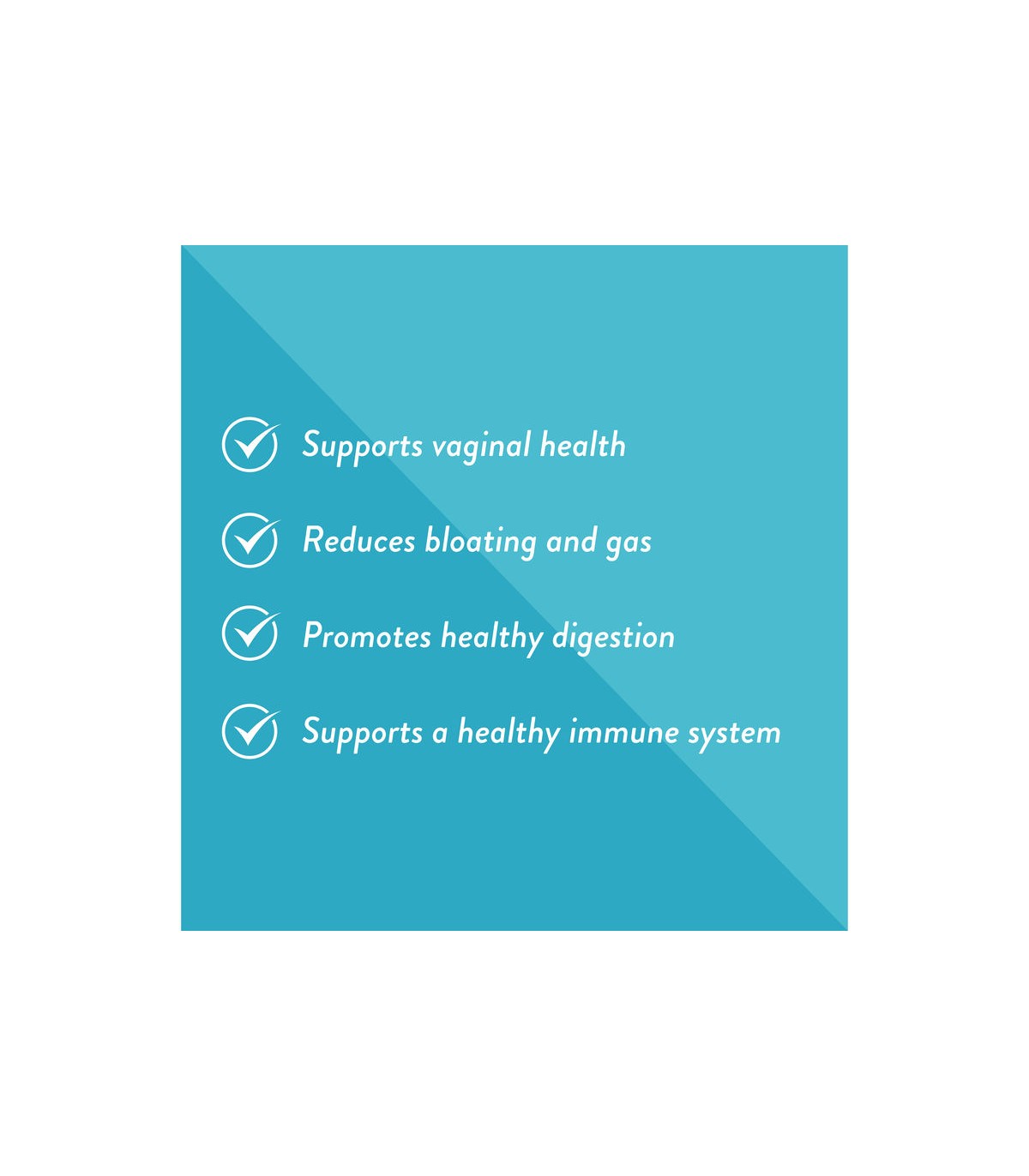 Advanced Gut Health Daily Probiotics pour les femmes, 50 milliards d'UFC