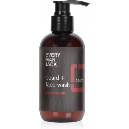 Every Man Jack Barbe + Nettoyant Visage Bois de Cèdre 200 ml
