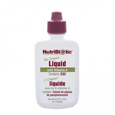 NutriBiotic 뉴트리 바이오틱 NutriBiotic 비타민 A 함유 오리지널 액상 자몽 종자 추출물(GSE) - 59ml | 매일 업데이트되는 특가 상품 | VITASHOP