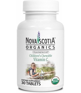 Nova Scotia Organics Nova Scotia Organics Children's Chewable Vitamin C - 30 Tablets | Unbeatable Prices, Daily Deals | VITASHOP