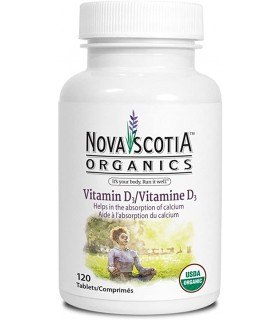 Nova Scotia Organics Nova Scotia Organics Vitamin D3 - 120 Tablets | Unbeatable Prices, Daily Deals | VITASHOP