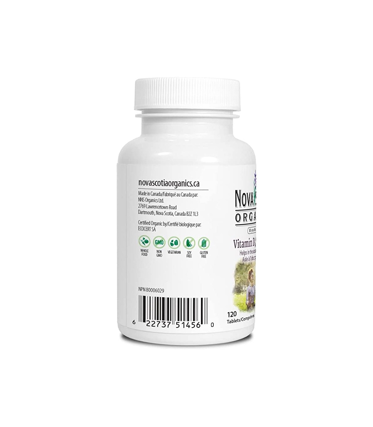 Nova Scotia Organics Nova Scotia Organics Vitamin D3 - 120 Tablets | Unbeatable Prices, Daily Deals | VITASHOP