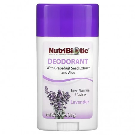 NutriBiotic 뉴트리 바이오틱 데오도란트, 라벤더 75g | 매일 업데이트되는 특가 상품 | VITASHOP