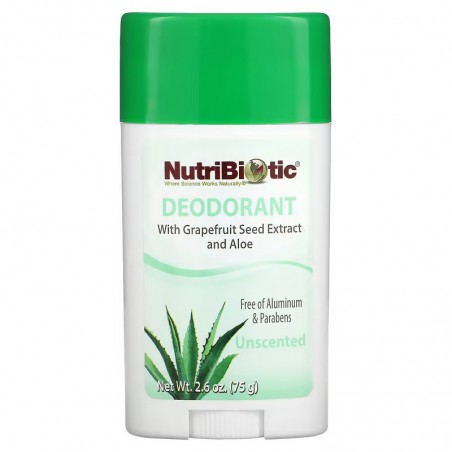 NutriBiotic NutriBiotic Deodorant Unscented 75 g | Unbeatable Prices, Daily Deals | VITASHOP
