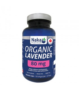Naka Naka Platinum Organic Lavender 80mg 75 softgels | Unbeatable Prices, Daily Deals | VITASHOP