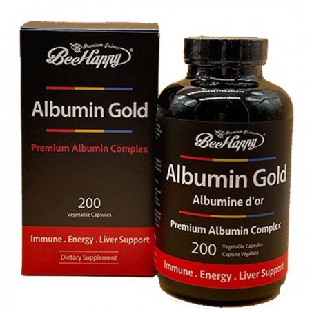 Bee Happy Bee Happy Albumin Gold 200 vcaps | Unbeatable Prices, Daily Deals | VITASHOP