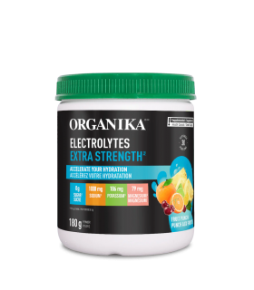 Organika Electrolytes Extra Strength Fruit Punch 180 g | Unbeatable Prices, Daily Deals | VITASHOP
