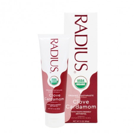 RADIUS 래디우스 Radius USDA 유기농 정향 카다멈 젤 치약 85g | 매일 업데이트되는 특가 상품 | VITASHOP
