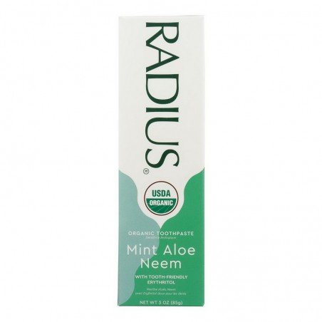 RADIUS Radius USDA Organic Mint Aloe Neem Toothpaste 85 g | 每天不同折扣, 全网最低价格 | 种类齐全的保健品店铺 VITASHOP, 只有你想不到, 没有你买不到 !