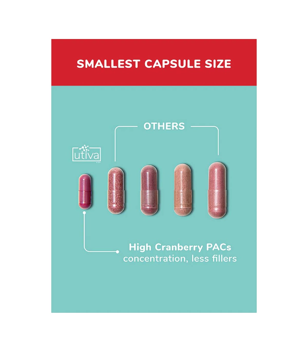 Utiva Utiva UTI Cranberry PACs 90 Veggie Caps | 매일 업데이트되는 특가 상품 | VITASHOP