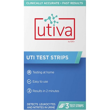 Utiva Utiva Urinary Tract Infection Test Strip 3 Packs | 매일 업데이트되는 특가 상품 | VITASHOP