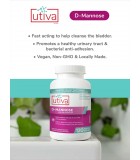 Utiva Utiva D-Mannose 120 Veggie Caps | 매일 업데이트되는 특가 상품 | VITASHOP