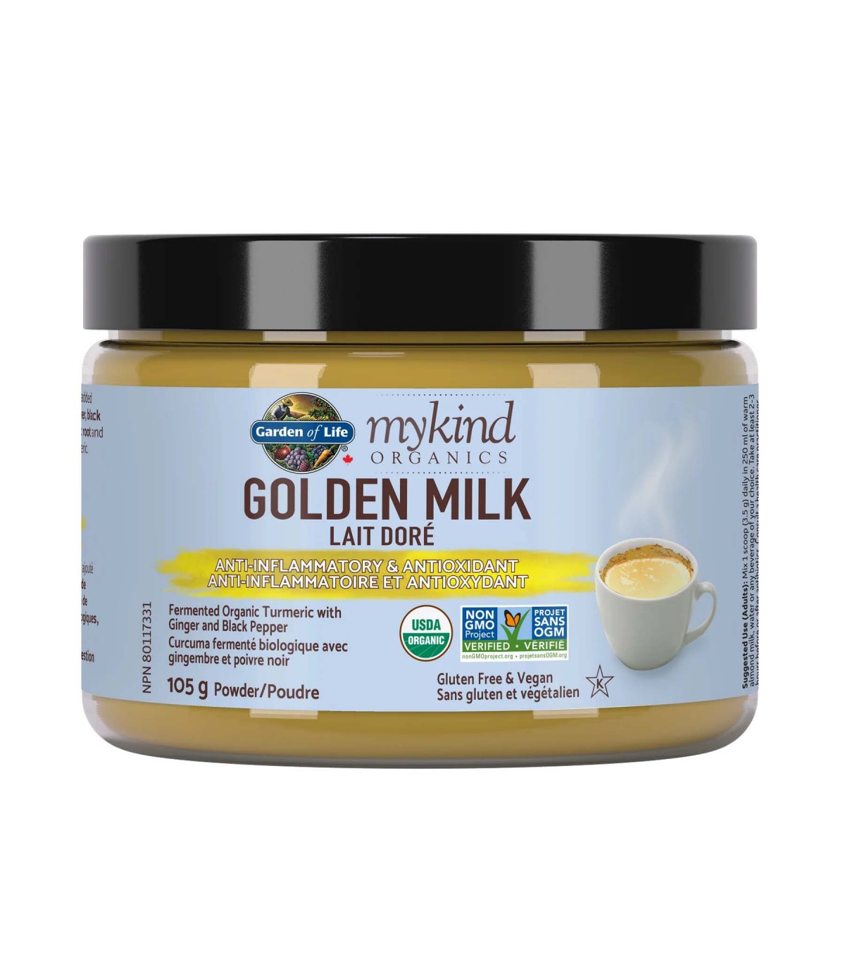 Garden of Life mykind Organics Herbal Golden Milk 105 g | Unbeatable Prices, Daily Deals | VITASHOP