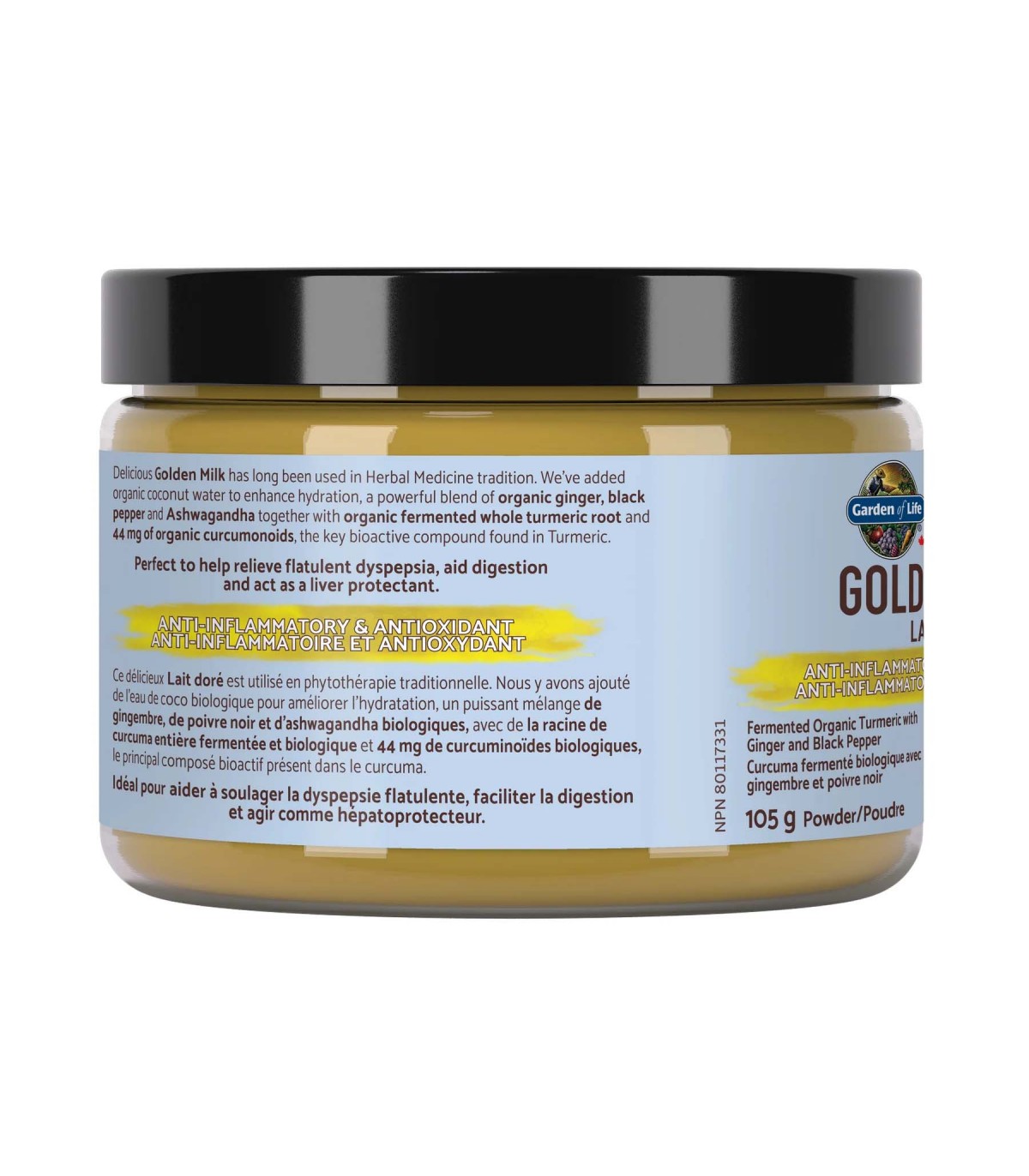 Garden of Life mykind Organics Herbal Golden Milk 105 g | Unbeatable Prices, Daily Deals | VITASHOP