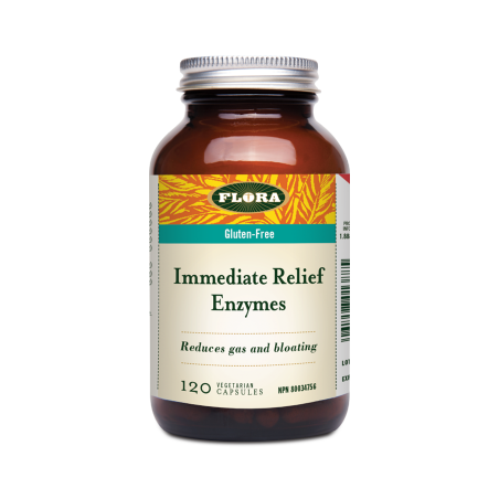 Flora Immediate Relief Enzymes 120 Vegetarian Capsules | Unbeatable Prices, Daily Deals | VITASHOP