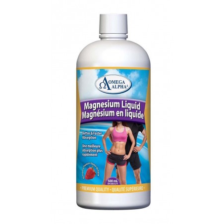 Omega Alpha Magnesium Liquid Strawberry 500 ml | Unbeatable Prices, Daily Deals | VITASHOP