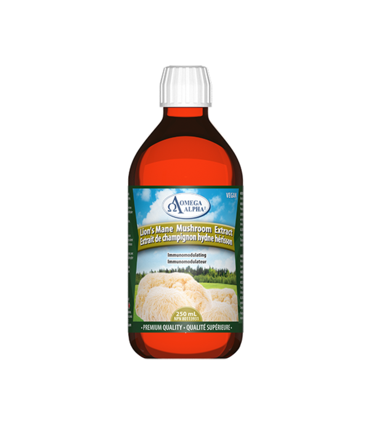 Omega Alpha Mushroom Extract Lion's Mane 250 mL | Unbeatable Prices, Daily Deals | VITASHOP