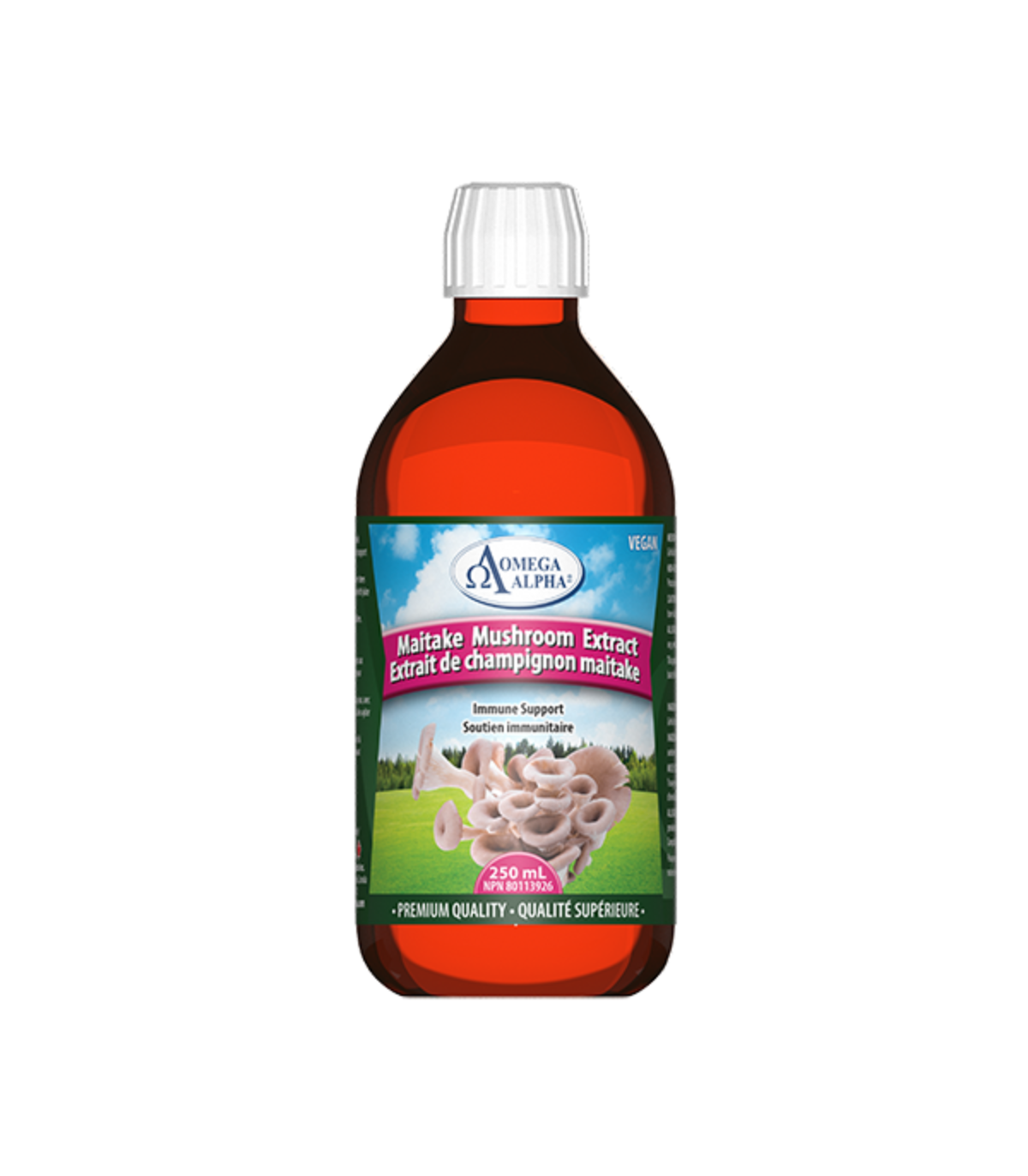 Omega Alpha Mushroom Extract Maitake 250 mL | Unbeatable Prices, Daily Deals | VITASHOP