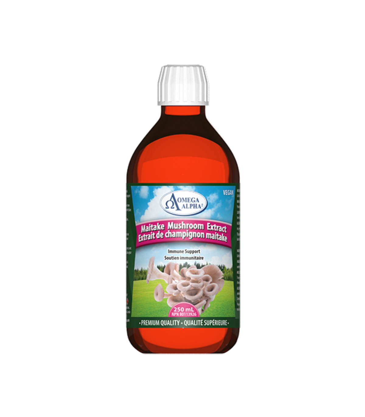 Omega Alpha Mushroom Extract Maitake 250 mL | Unbeatable Prices, Daily Deals | VITASHOP